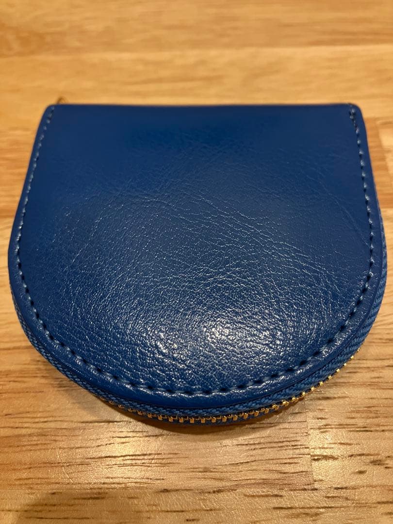皇居　財布　小銭入れ　ケース　馬蹄型　紫　パープル　新品未使用　化粧箱付き