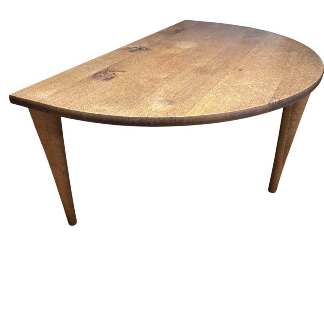 HIDA 飛騨産業　森のことば　ダイニングテーブル　半円形テーブル