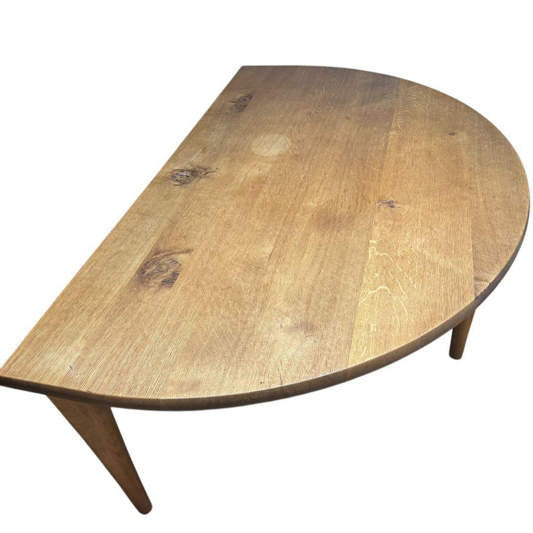 HIDA 飛騨産業　森のことば　ダイニングテーブル　半円形テーブル