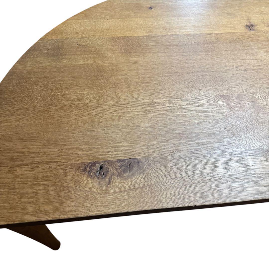 HIDA 飛騨産業　森のことば　ダイニングテーブル　半円形テーブル