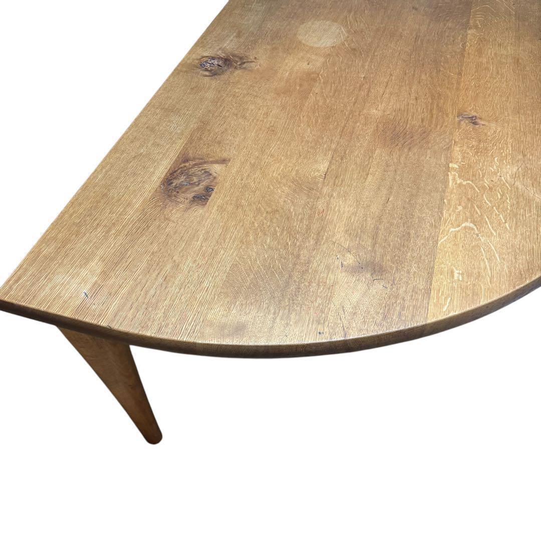 HIDA 飛騨産業　森のことば　ダイニングテーブル　半円形テーブル