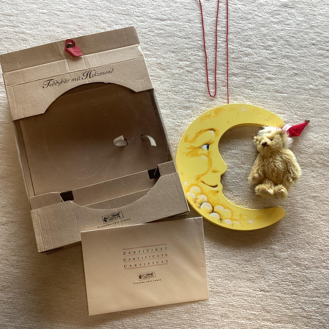 steiff　シュタイフ　クリスマス テディ ウィズ ムーン