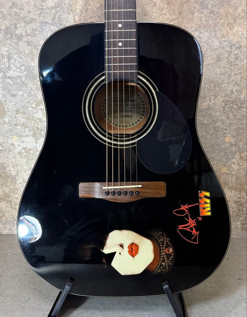 希少】KISS ポール・スタンレー Silvertone PS D1 BK - メルカリ