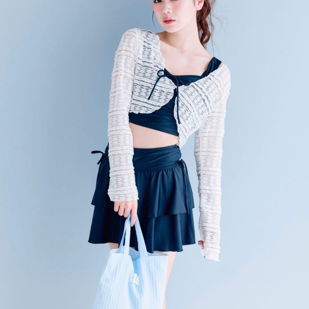 OLIVE des OLIVE レース羽織付リボンswim wear