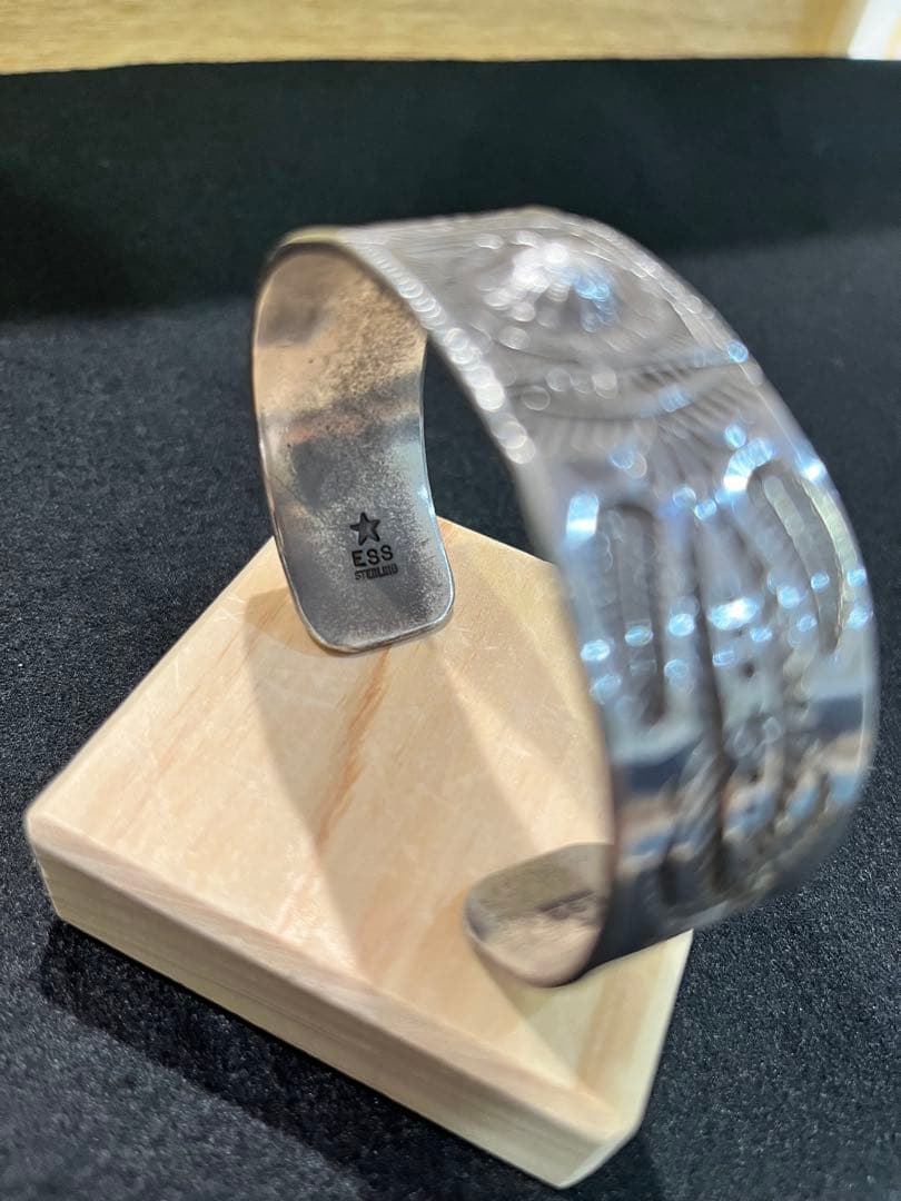 [激レア] ESS エディソン・サンディ・スミス バングル　ナバホ NAVAJO