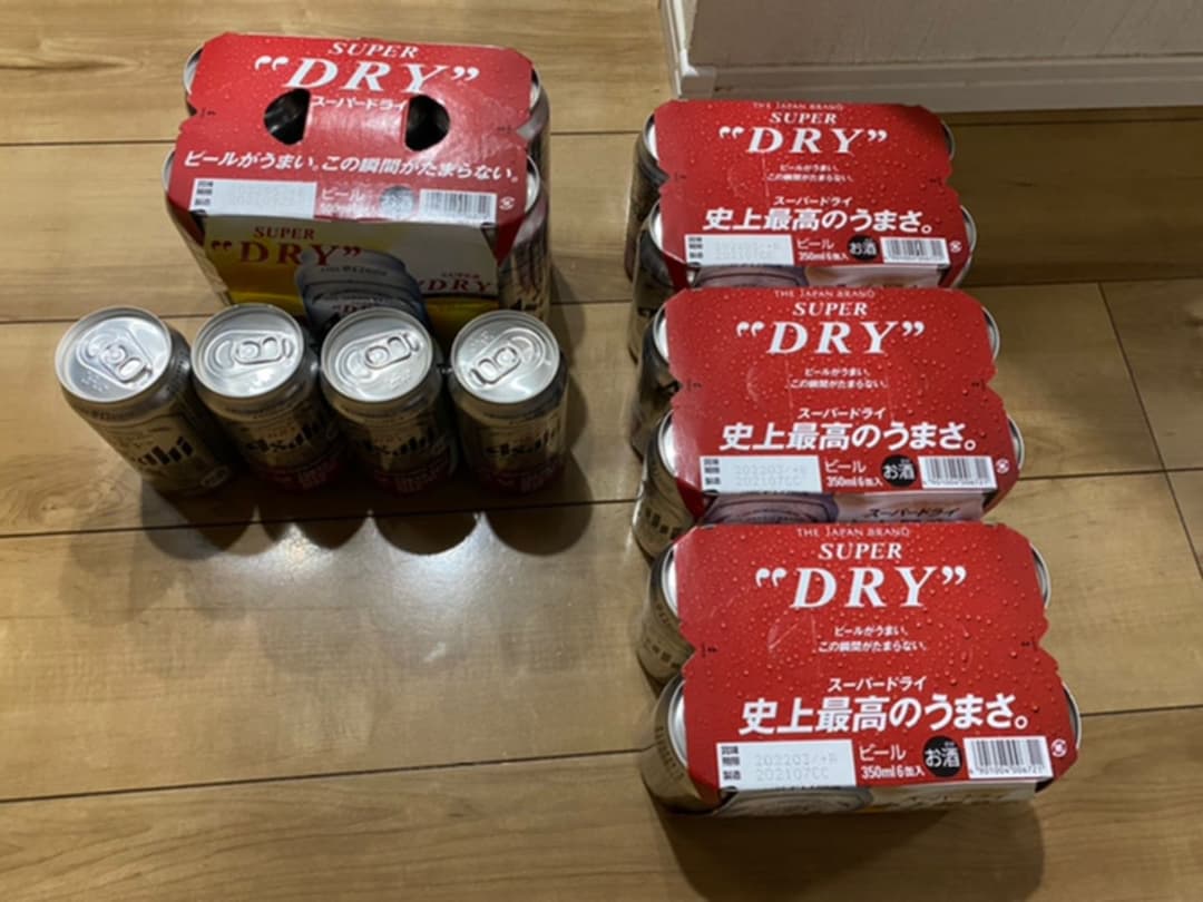 アサヒ スーパードライ 500ml 1ケース 350ml 1ケース セット Amazon.co