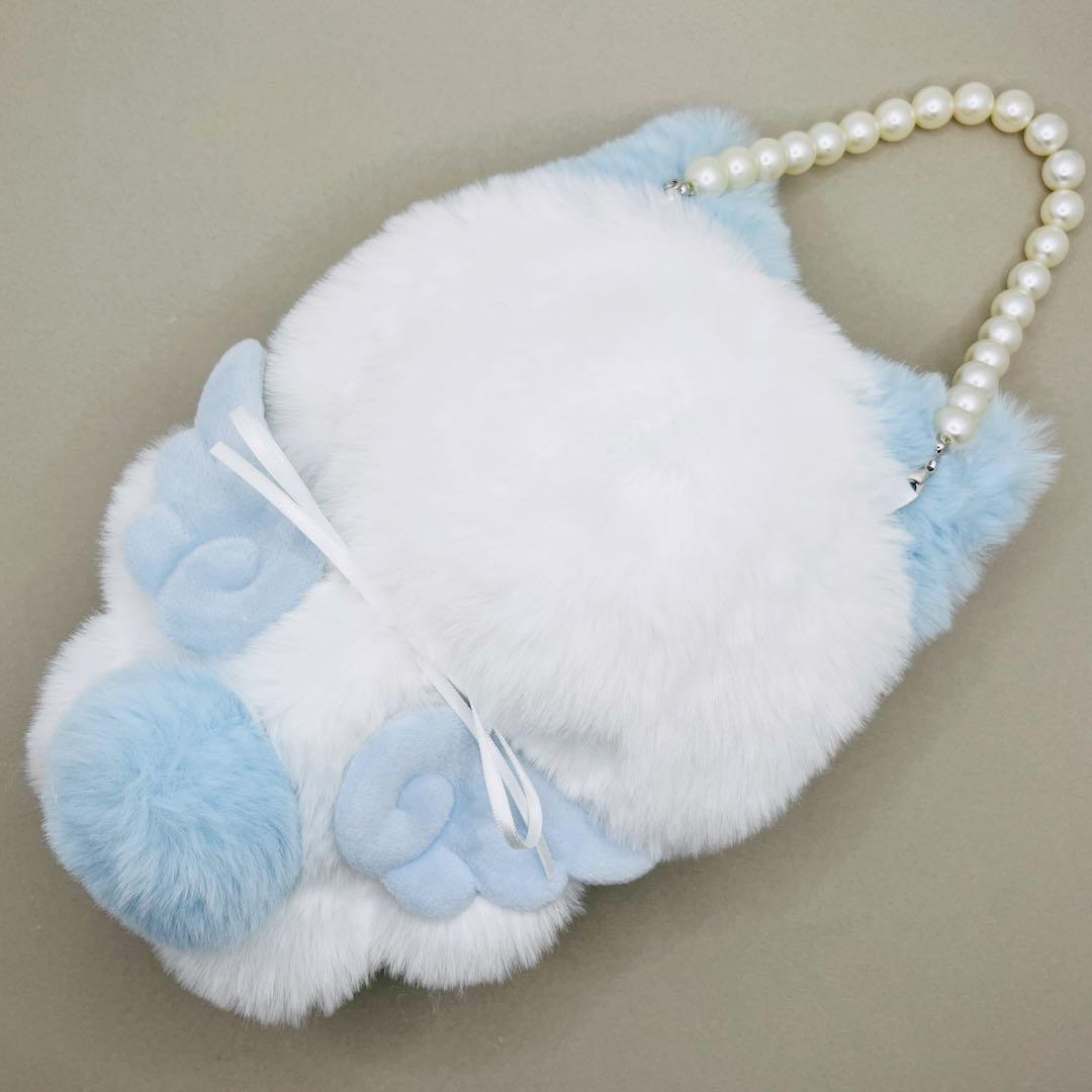 ぬい服 ♡ 16cm ♡ 着ぐるみ 【0500】 白×水色 - メルカリ