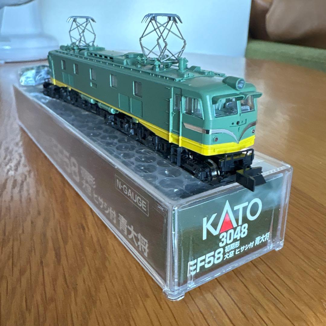 【新同】KATO 3048 EF58 初期型大窓ヒサシ付 青大将⑨最新ロット