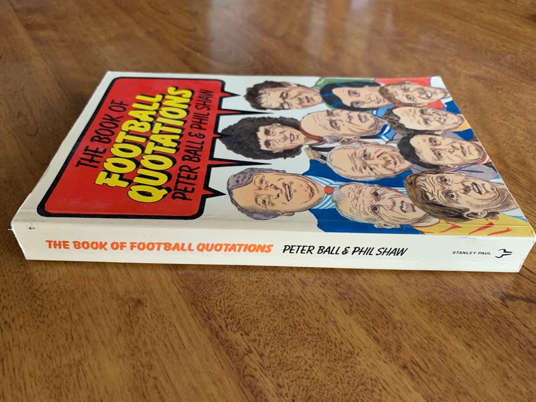 入手不可能！フットボール迷言集 1984年第一版初版本 英国でも入手