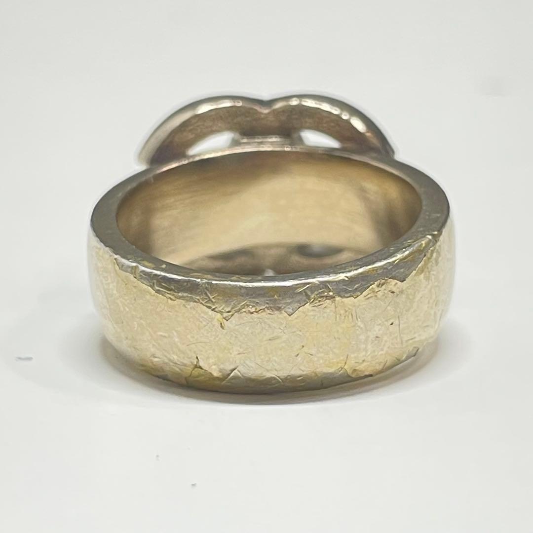 ぽ*う様 CHANEL トリプルココマーク　ロゴ メタルリング