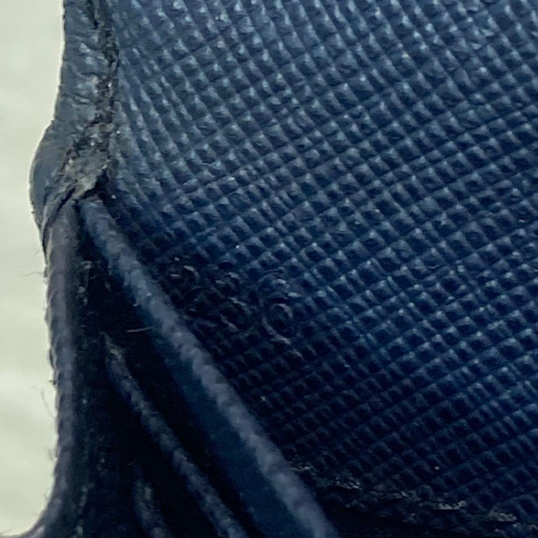 本日限定価格 PRADA プラダ　長財布　紺　パスケース　箱　付属品　二つ折り