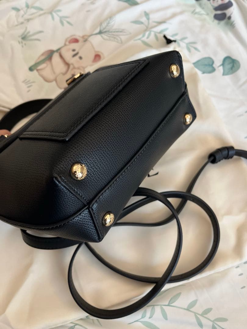 ポレーヌ ヌメロ アン ナノ ブラック 2way ショルダーバッグ