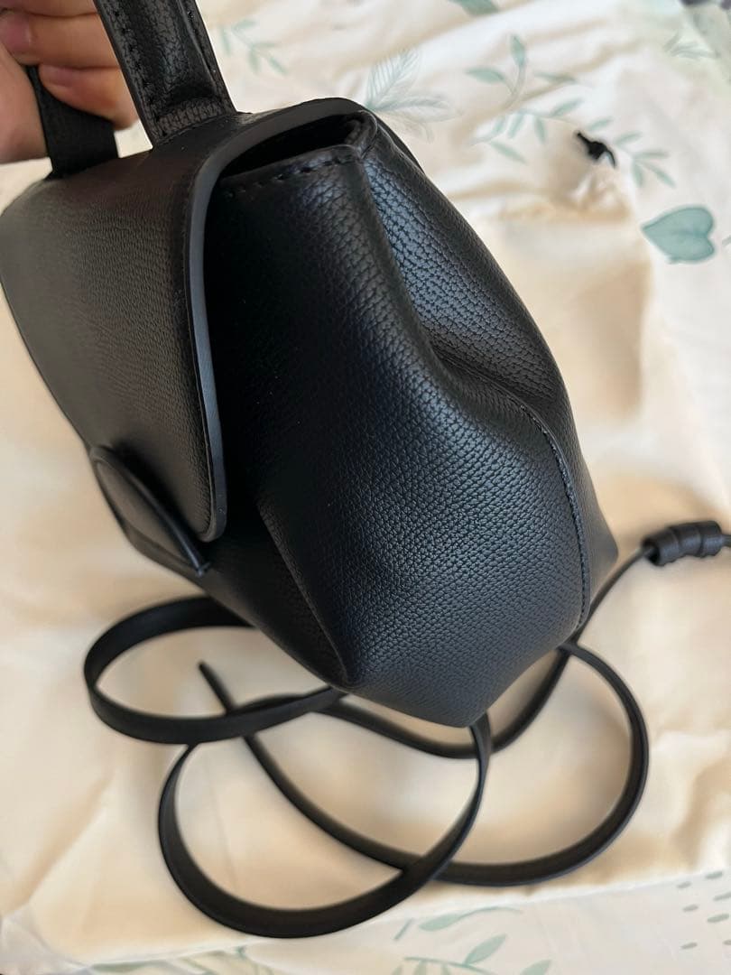 ポレーヌ ヌメロ アン ナノ ブラック 2way ショルダーバッグ