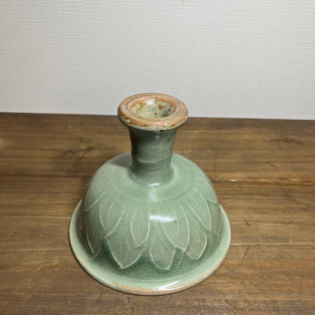 明時代 龍泉窯 青磁高足馬上杯 明 - メルカリ