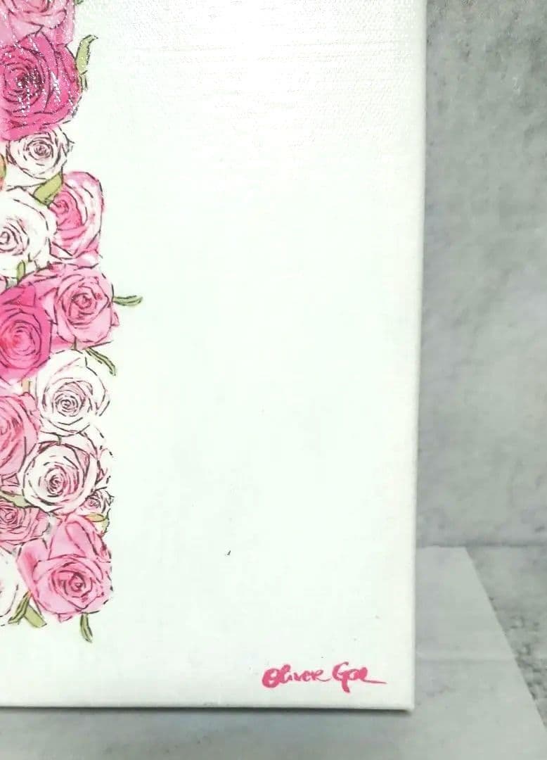 稀少 Oliver Gal Number 5 Rose II キャンバスアート