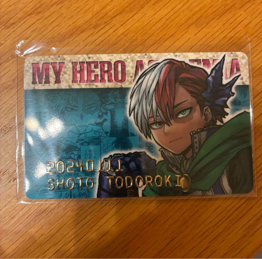 僕のヒーローアカデミア バースデイコレクションカード 轟焦凍 僕の