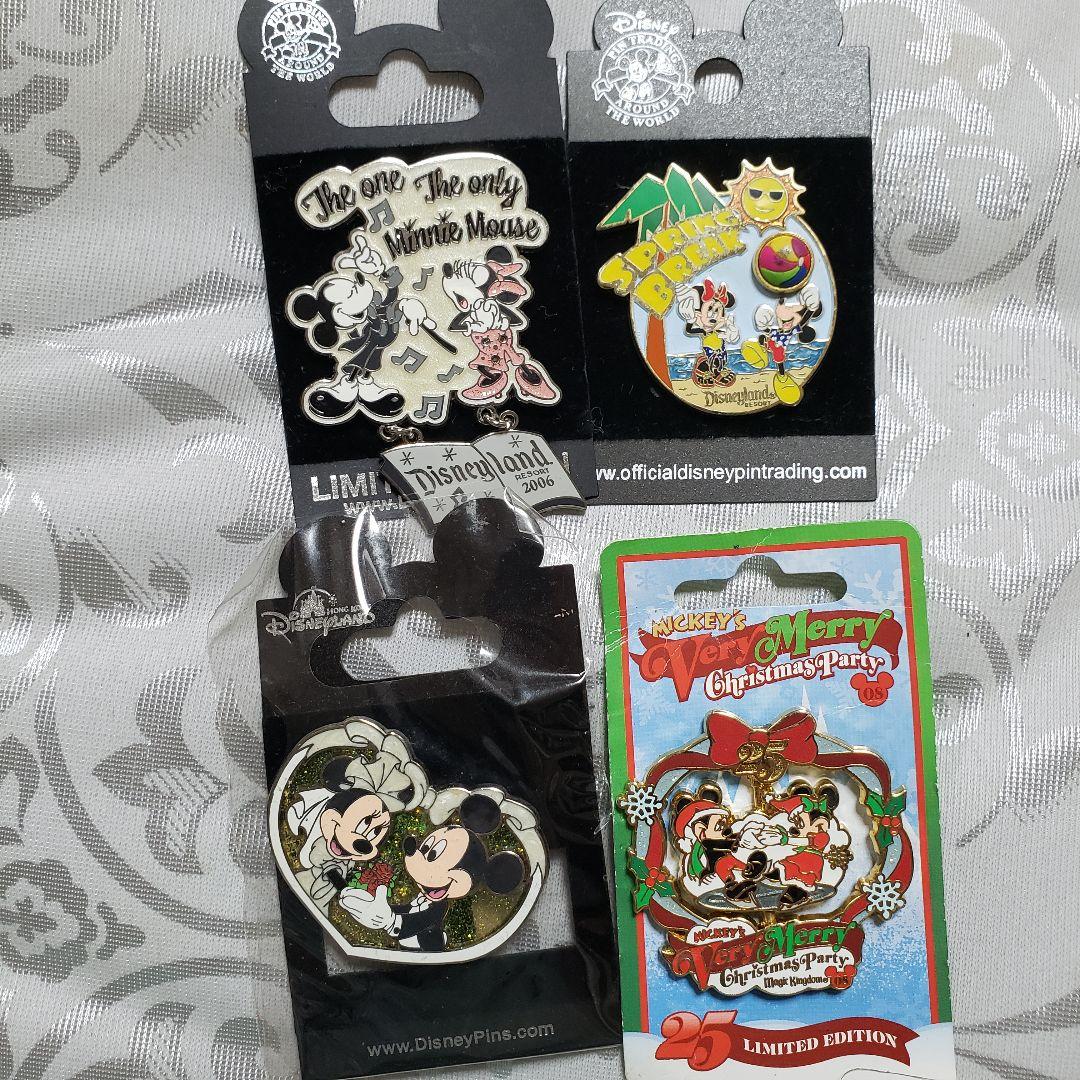 海外ディズニーパーク リミテッドピン多数 ミッキー ミニー ピンバッジ