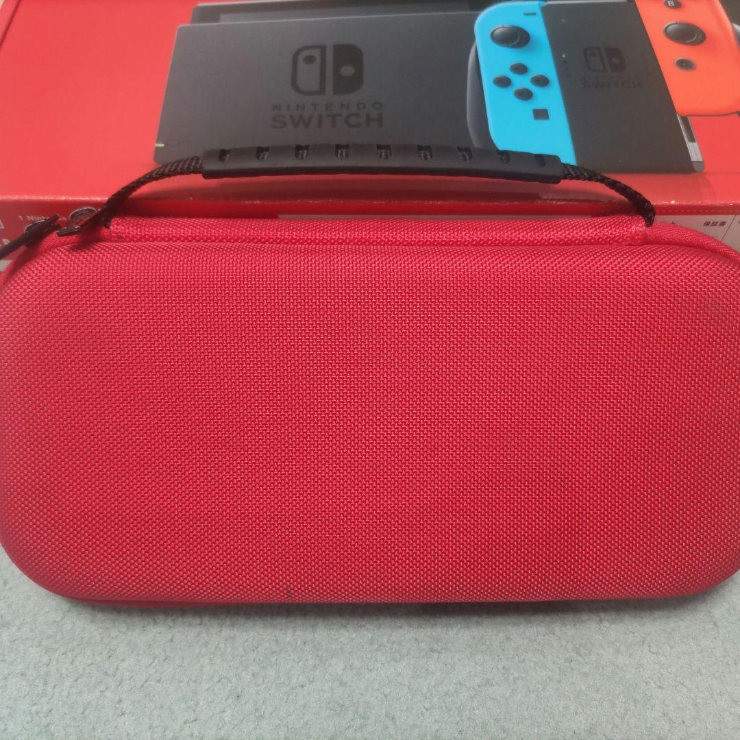 Nintendo Switch ネオンブルー.レッド　マリオケース付属
