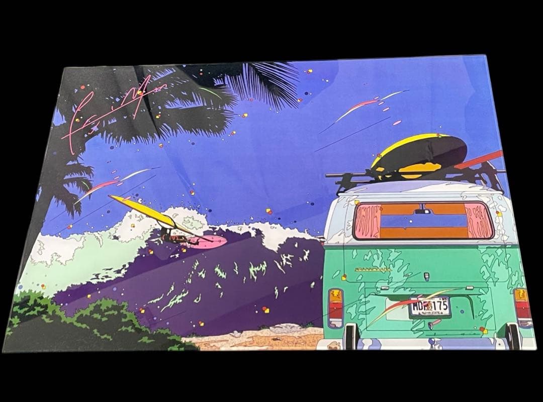 EIZIN SUZUKI×BAYFLOW】 鈴木英人/ガラスアートピクチャー - メルカリ