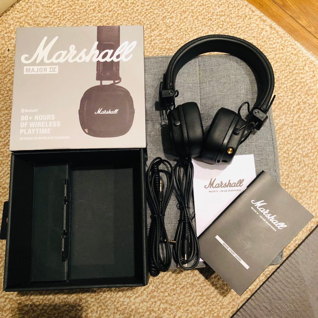 Marshall Major IV ワイヤレス ヘッドホン シリアルナンバーあり