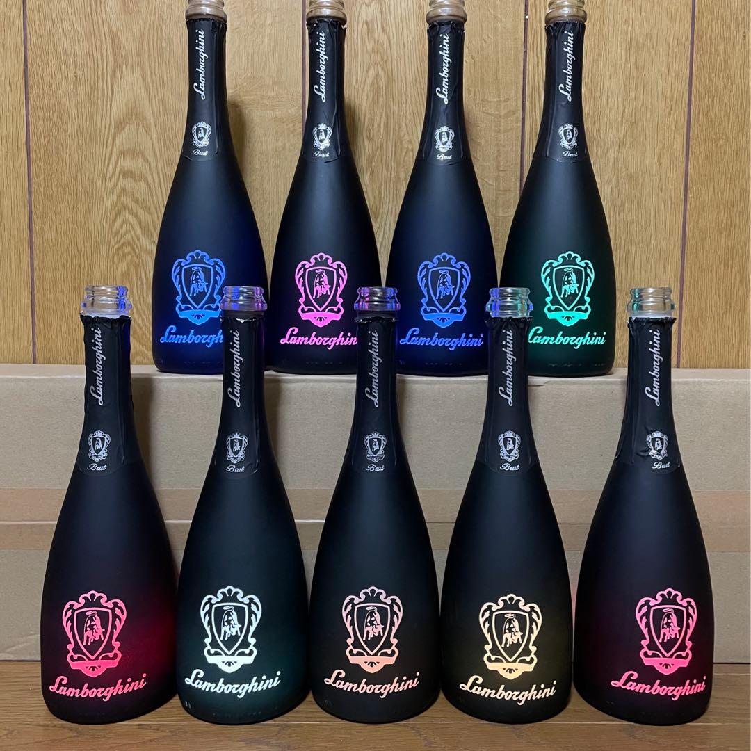 ランボルギーニルミナス 光る瓶 【空き瓶】空瓶 9本セット - ワイン