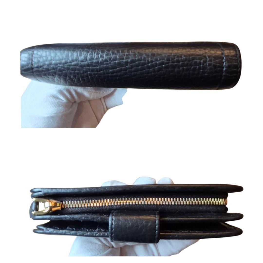 ＰＲＡＤＡ　プラダ　サフィアーノ　二つ折り財布　L字ファスナー　ブラック