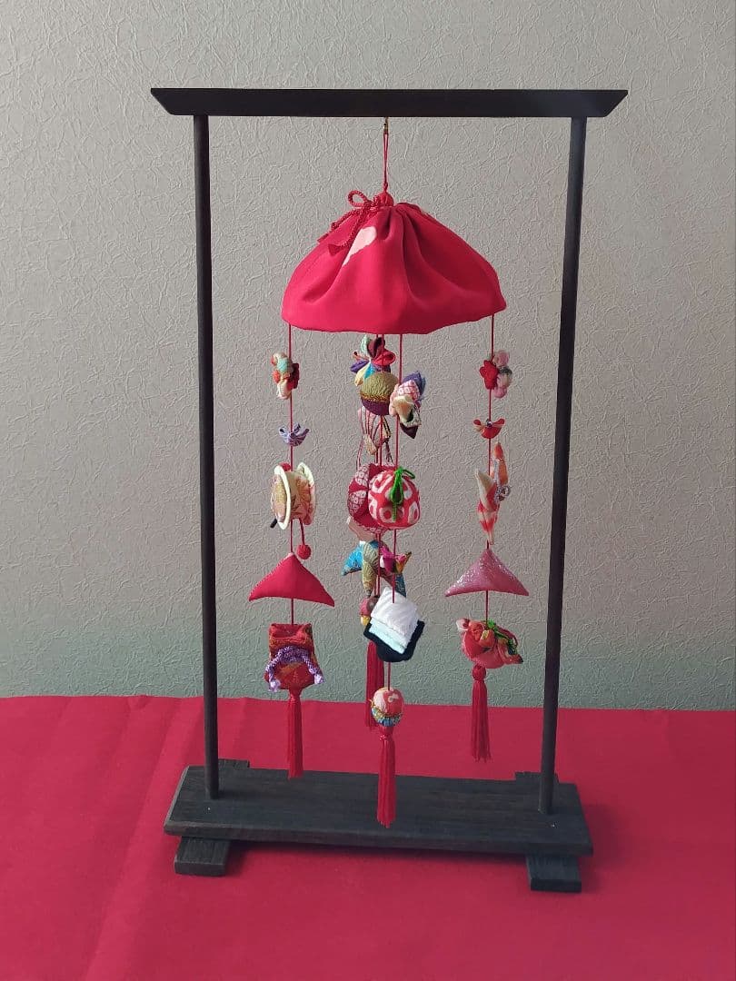 ①台付き吊るし雛'25＊手づくり＊Urchin雑貨＊私のお雛様