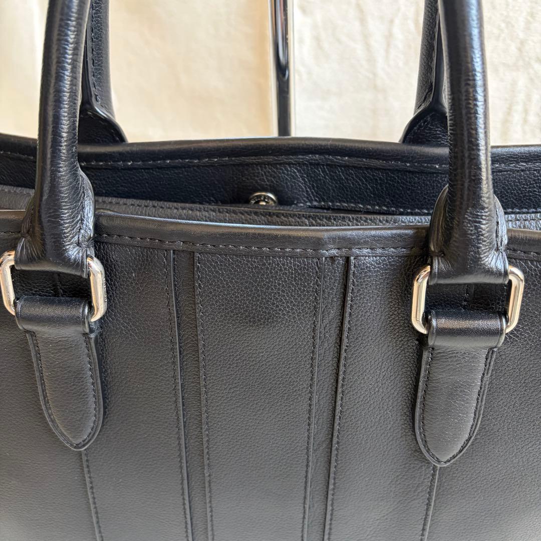 w*d様 COACH ビジネスバッグ ブリーフケース レザー F72309 黒