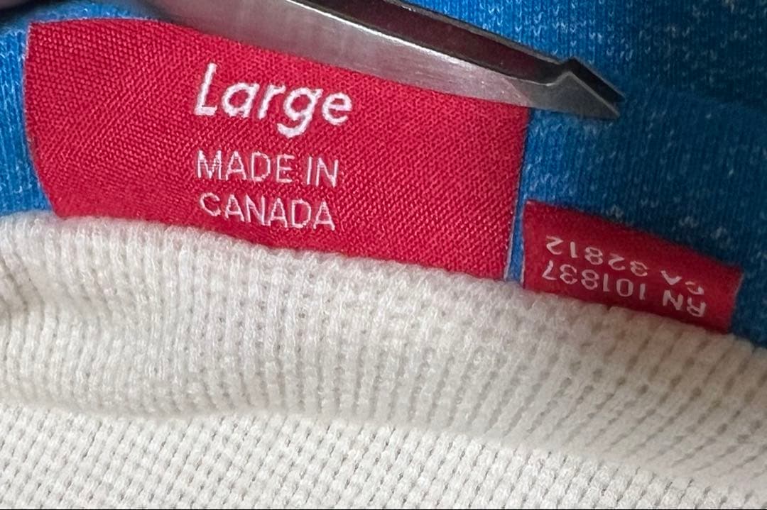 2010年製 old Supreme アーチロゴ ジップパーカー カナダ製 L