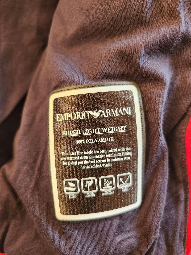 新品タグ付き☆18M(82㎝)ARMANIダウンコート