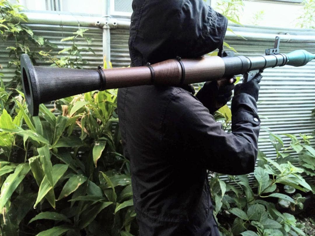フルスクラッチ RPG-7 ロケットランチャー 3Dプリンター 成形 Ｋ