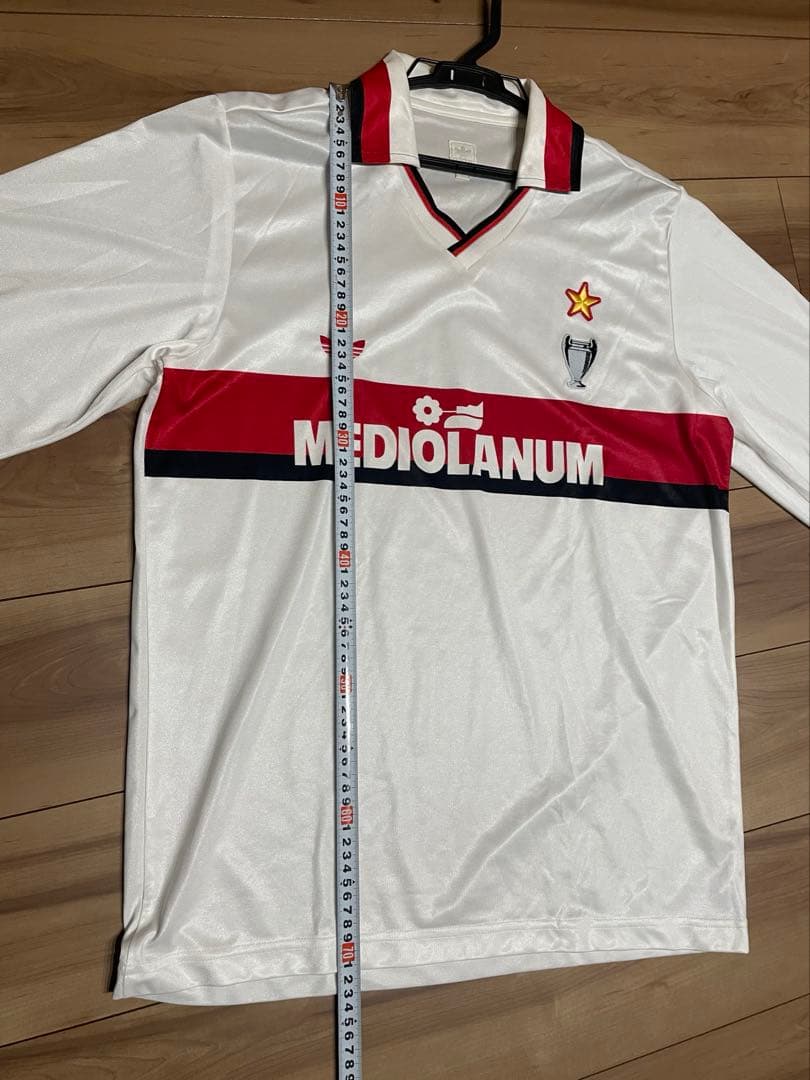 ACミラン 90/91 復刻 アウェイ長袖ユニフォーム2003の通販はau PAY