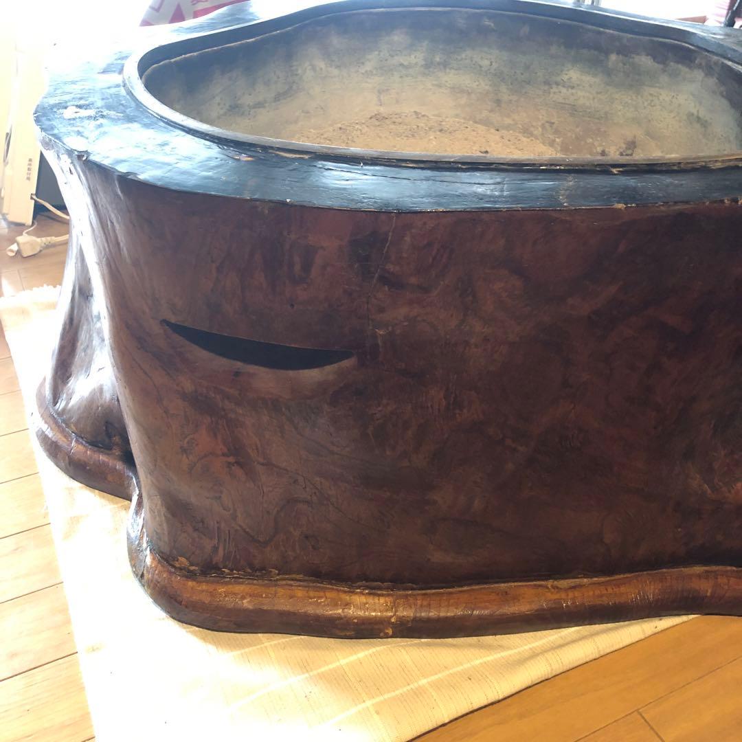 火鉢 欅 ケヤキ 骨董 アンティーク レトロ 古道具