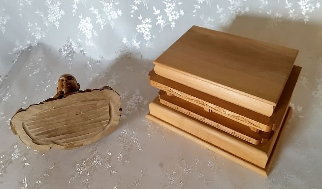 僧形坐像 善導大師坐像 #075 ◇白檀 木彫 仏像