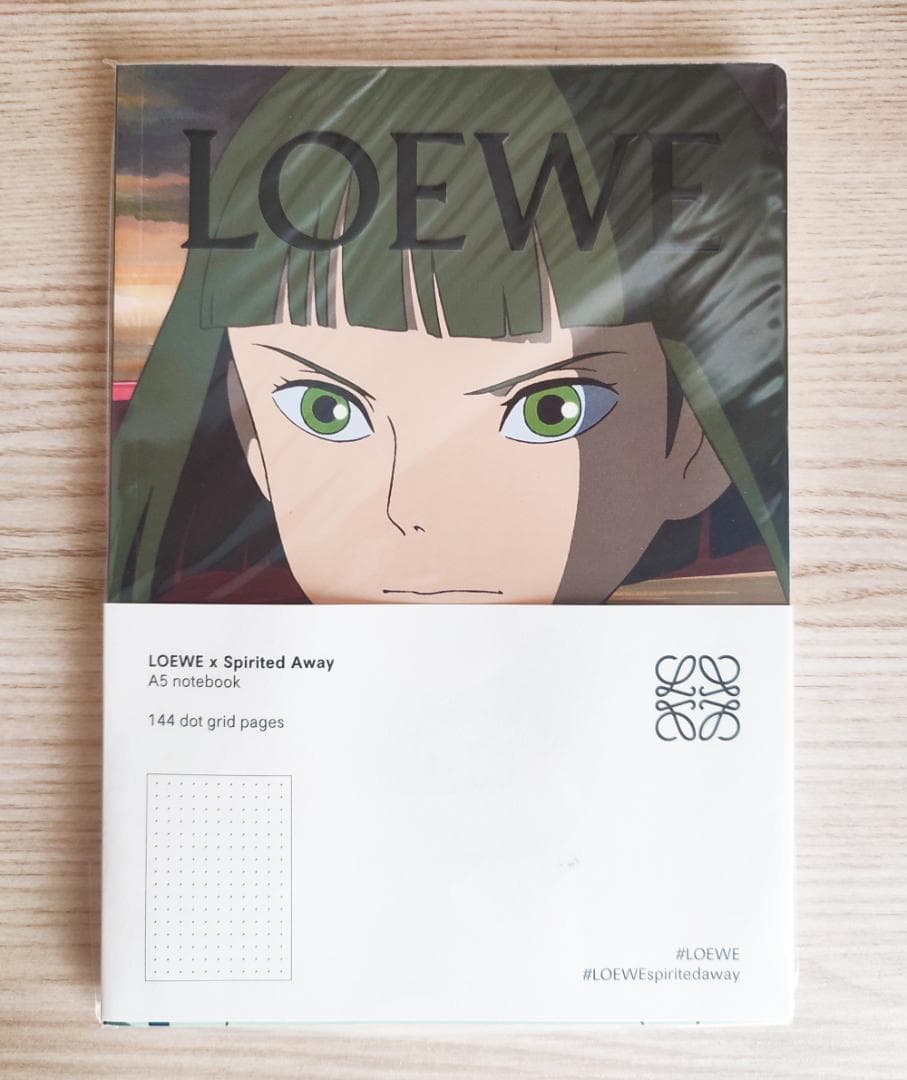 新品 LOEWE × スタジオジブリ 千と千尋の神隠し ハク ノート ロエベ