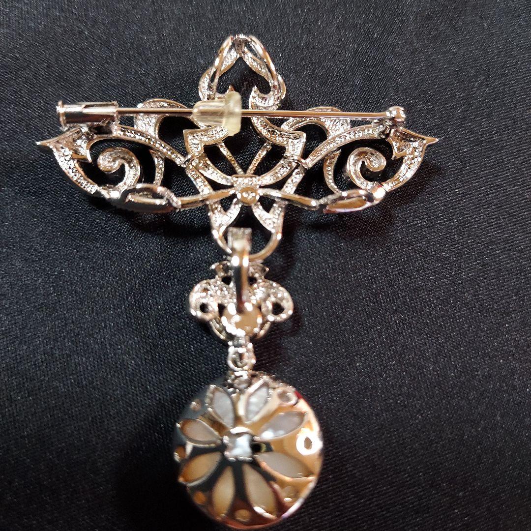 新品未使用 タサキ マベ養殖真珠 約14mm ブローチ&ペンダントトップ