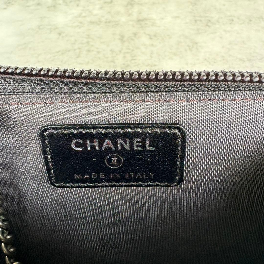 CHANEL シャネル　キャビアスキン　デカココ　ケース　カードケース