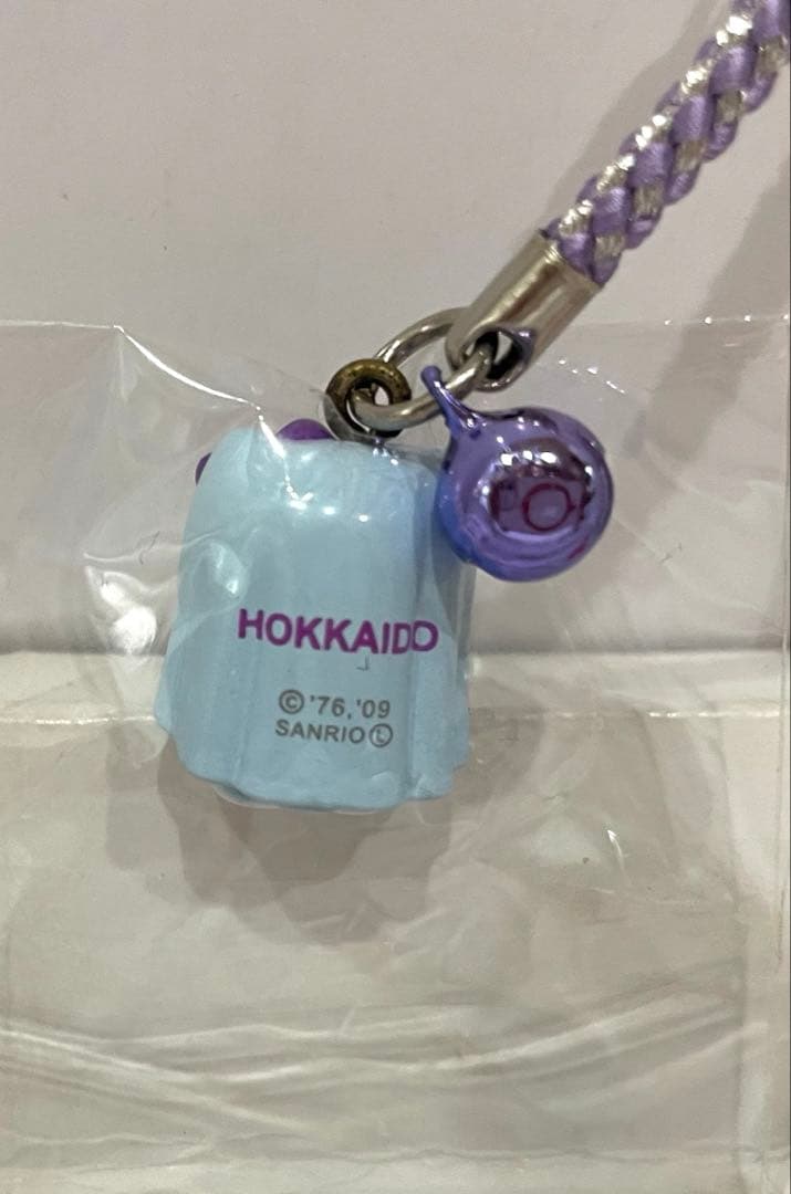 S*7様 レア ハローキティ 北海道限定 根付 ストラップ ラベンダー シスター