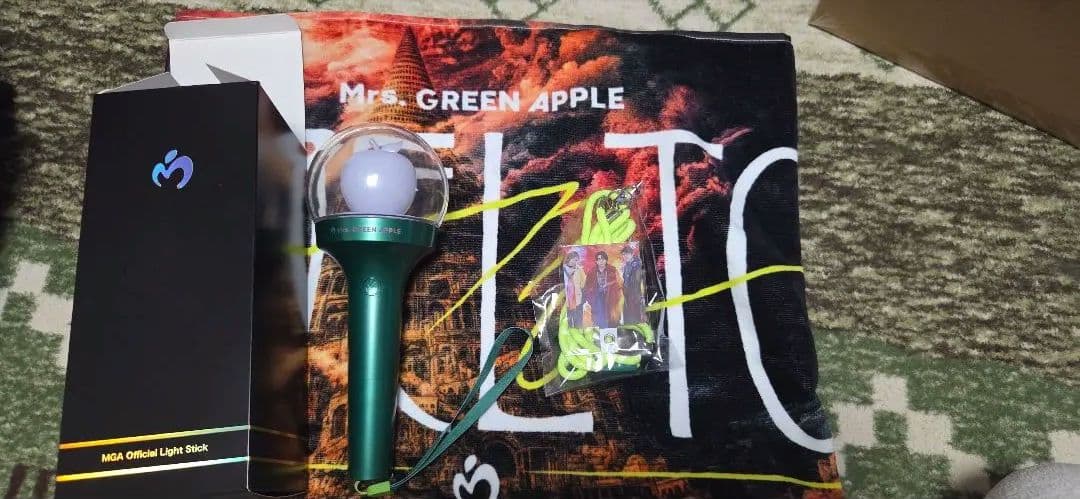 バベルの塔グッズ ペンライト＋タオル＋ストラップ Mrs. GREEN APPLE