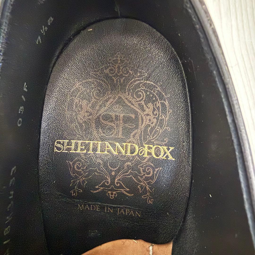 シェットランドフォックス　ブライトン　ストレートチップ　7.5
