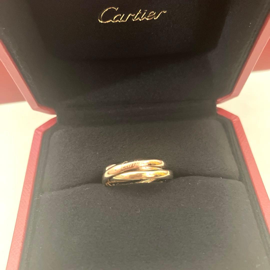 Cartier カルティエ　トリニティリング　スモールモデル　美品　49号