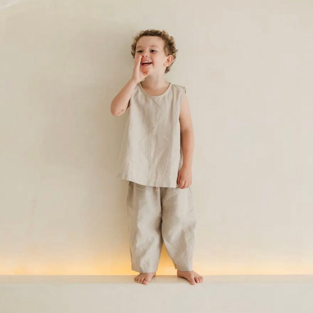 その他 son and daughter Koa Linen Sets Natural