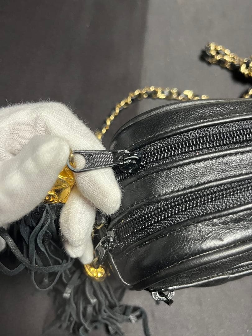 ももこちゃん　シャネル ラムスキン マトラッセ ショルダー バッグ.