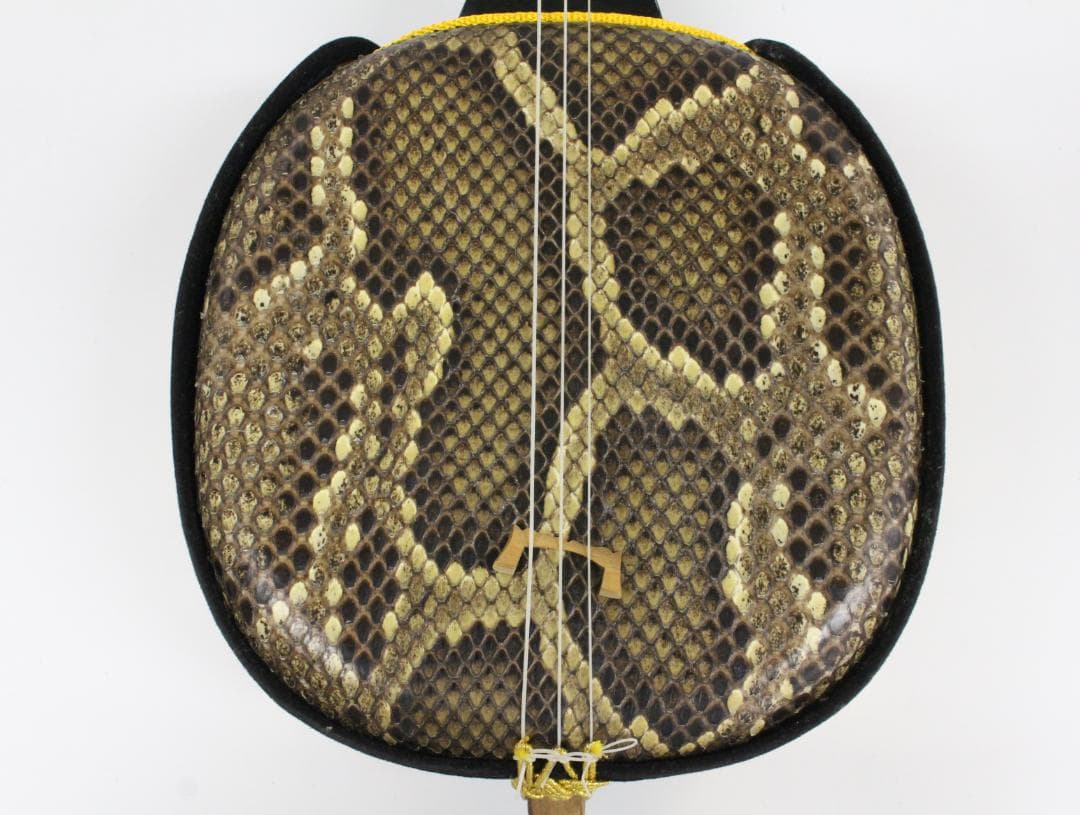 ▲沖縄三味線 和楽器 ハードケース付き 琉球 民謡