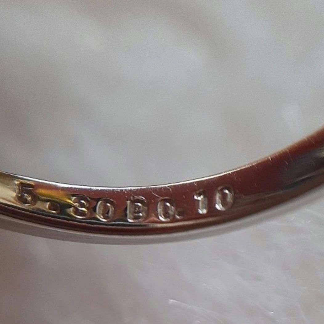 ハートブルートパーズk18wgリング