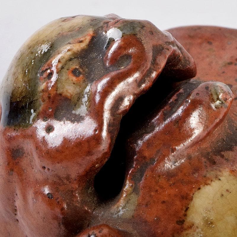 茶道具 尾形乾山作 色絵 獅子香合 時代箱 V 8816 - メルカリ