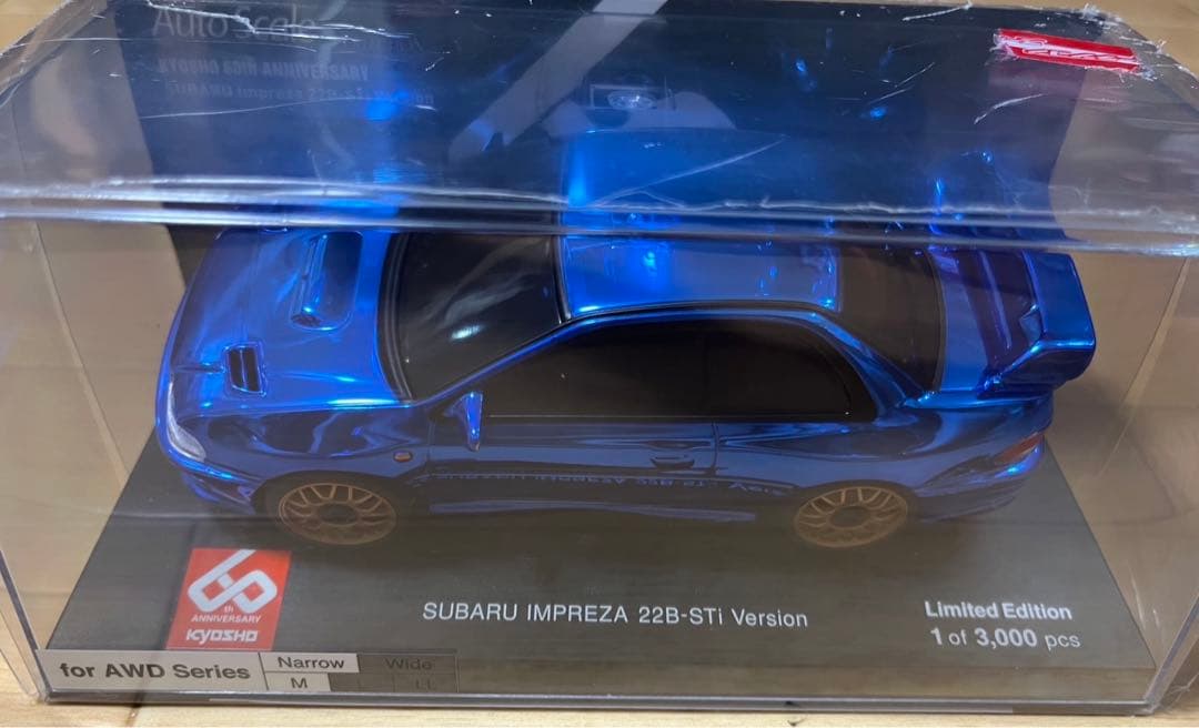 京商ミニッツ ASC限定モデル！60th インプレッサ クロームブルー京商