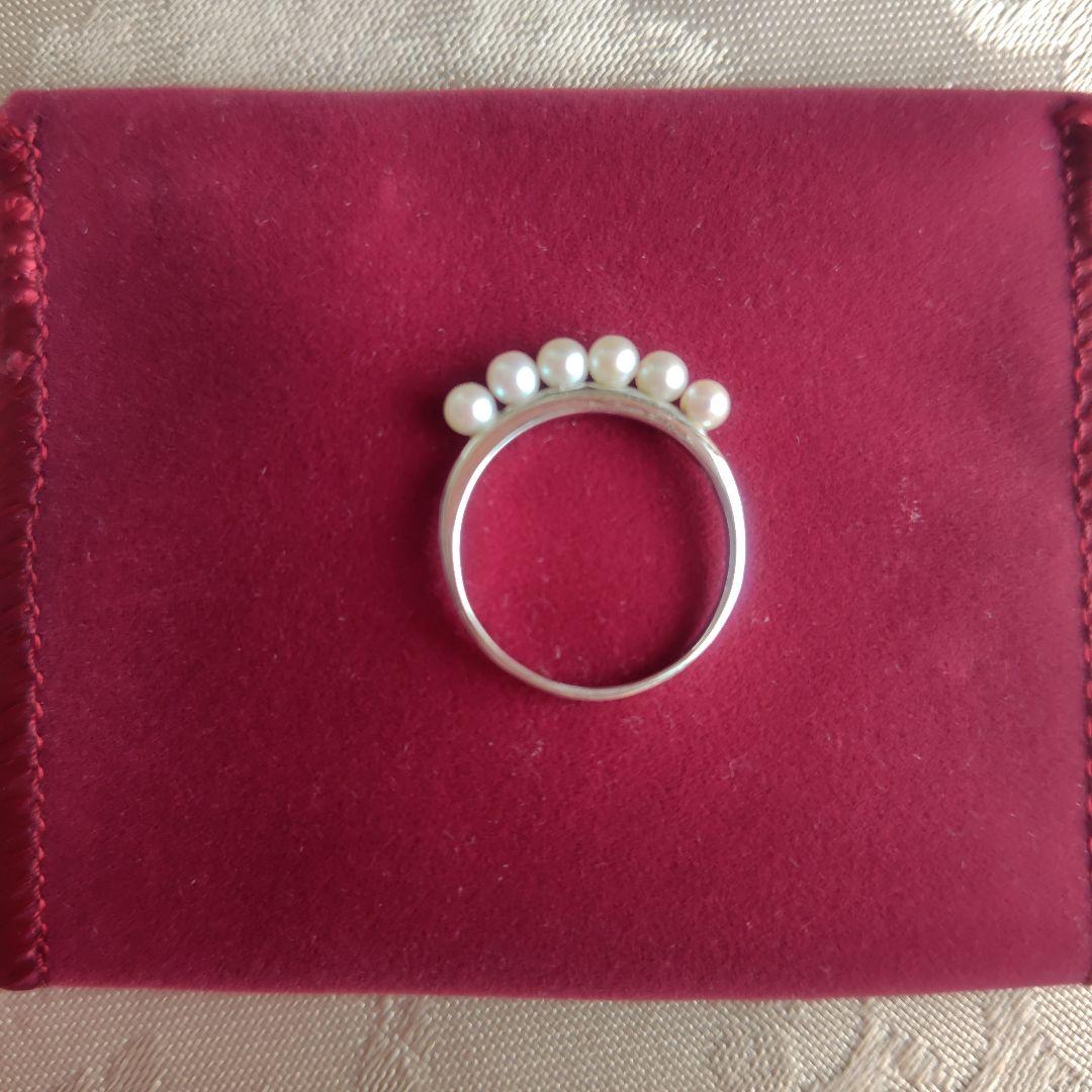 TSUTSUMI ジュエリーツツミ 淡水パール ホワイトゴールド リング 10号