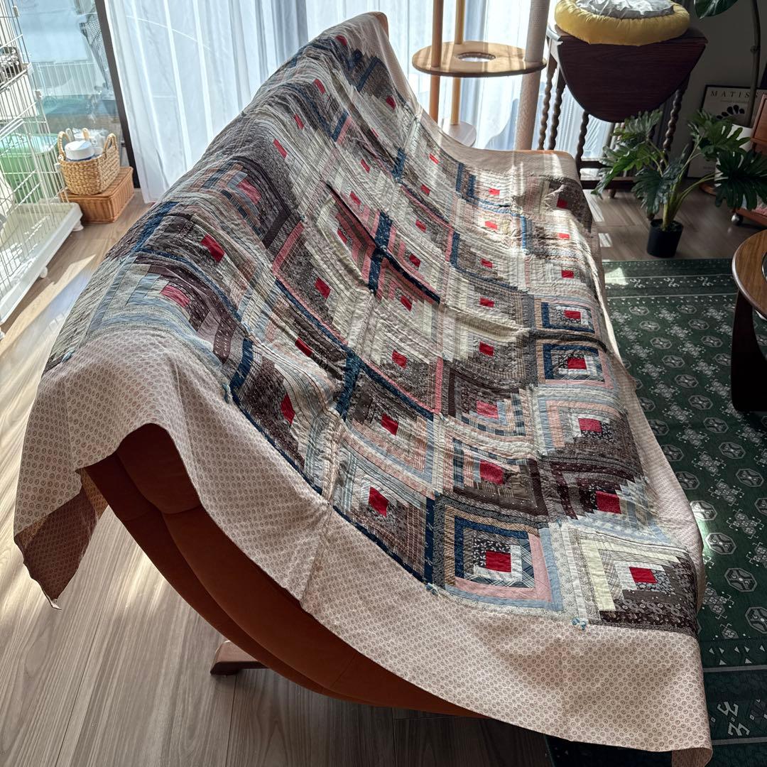 アンティークキルト ログキャビン ♢デッドストック♢ - メルカリ