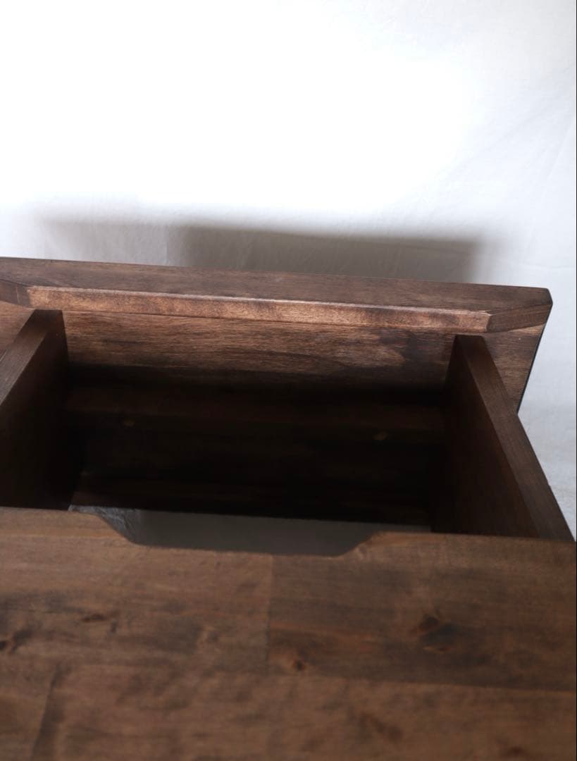 【美品】50%OFF／あたらしくて懐かしい。収納付き踏み台スツール／ベルメゾン